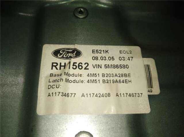 Foto 2ª: Elevalunas Eléctrico Delantero Derecho Ford Focus 1.6 TI [HXDA]