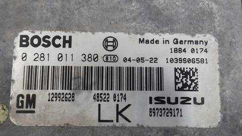 Foto 3ª: Centralita Motor ECU Opel Astra COSMO BERLINA 101CV 74KW [Z17DTH] (2004)