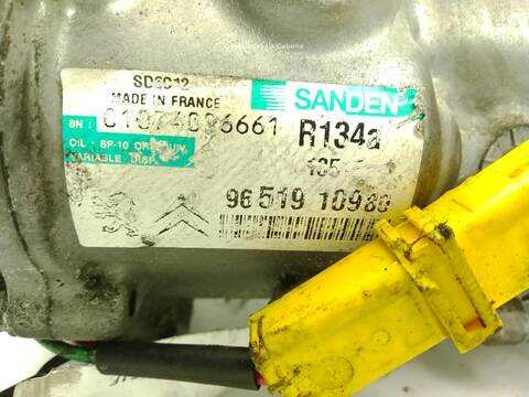 Foto 2ª: Compresor Aire Acondicionado Citroen C4 1.6 HDI [9HX (DV6ATED4)] (2004)