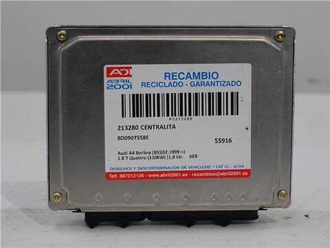 Centralita Motor ECU Audi A4 1.8 T QUATTRO 110KW) BERLINA 150CV