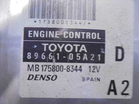 Foto 3ª: Centralita Motor ECU Toyota Avensis 2.2 D-4D EXECUTIVE BERLINA 5-PTAS.) 150CV 110KW [2AD] (2006)