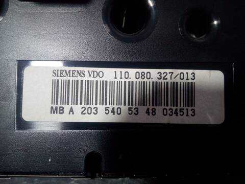 Foto 4ª: Cuadro de Instrumentos Mercedes Clase C 160 C 220 CDI LA) 203.708) COUPE 150CV 110KW [646963] (2006)
