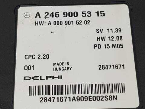 Foto 2ª: Centralita Motor ECU Mercedes Clase B 150 B 180 CDI 246.212) (2011)