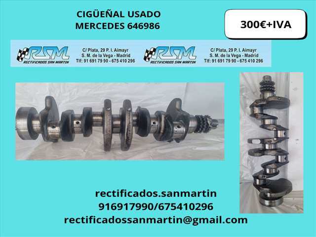 Cigüeñal Mercedes 100 DIESEL