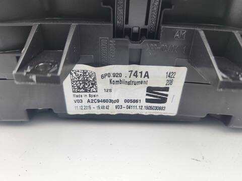 Foto 3ª: Cuadro de Instrumentos Seat Ibiza 1.4 TDI 105CV 77KW [CUTA] (2016)