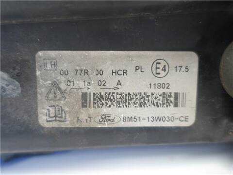Foto 3ª: Faro Izquierdo Ford Focus 1.6 TDCI 109CV 80KW [G8DB] (2008)