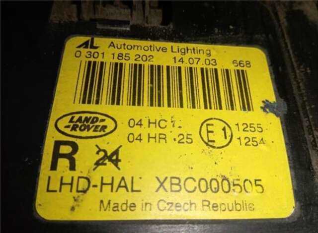 Faro Derecho Land Rover Range 3.0 TD6 HSE [3.0 LTR. - 130 KW TD6]