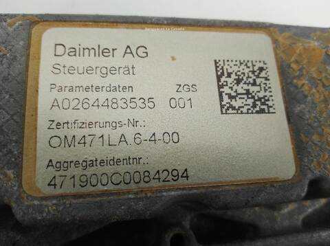 Foto 3ª: Centralita Motor ECU Mercedes Actros 1845 L (2011)