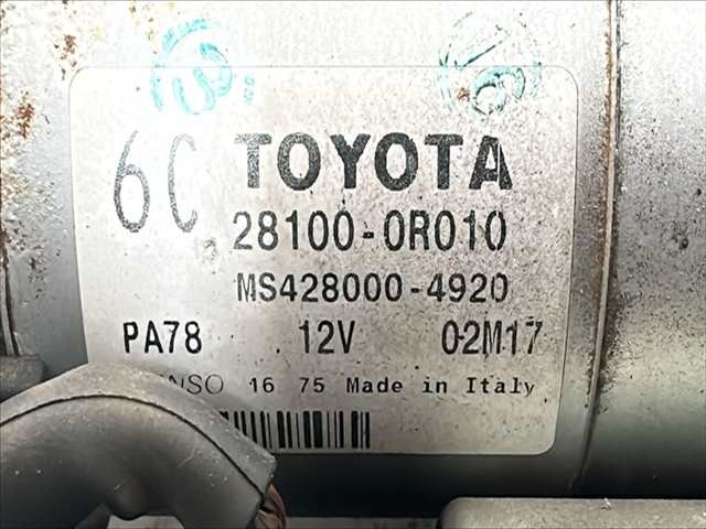 Foto 3ª: Motor de Arranque Toyota Corolla 2.0 CDI VERSO [D1AD] (2010)