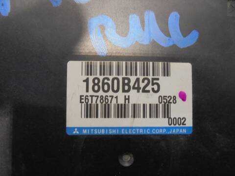Foto 2ª: Centralita Motor ECU Mitsubishi ASX CHALLENGE 2WD 117CV 86KW [4A92] (2010)