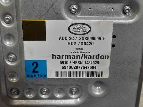 Foto 3ª: Sistema Audio Radio CD Land Rover Range 3.6 TD V8 272CV 200KW [368DT] (2007)