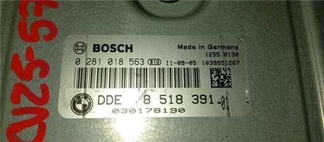 Centralita Motor ECU Bmw Serie 5 518 2.0 525 D [2.0 LTR. - 160 KW TURBODIESEL]