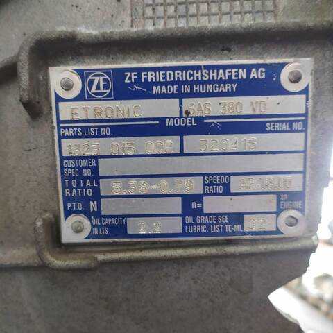 Foto 3ª: Caja Cambios Iveco Daily 50 C 17 (1998)