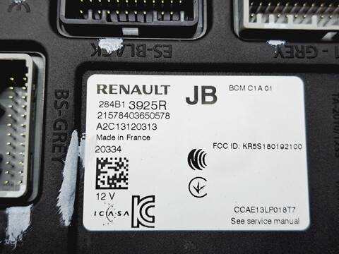Foto 3ª: Centralita Motor ECU Renault Captur INTENS 116CV 85KW [K9KU872] (2020)