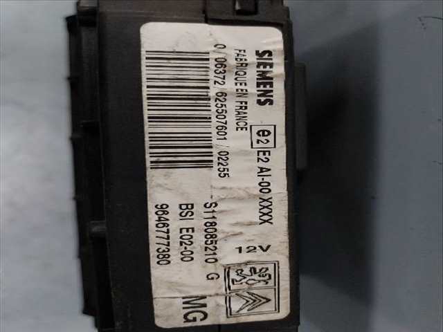 Foto 2ª: Centralita Confort BSI Peugeot 206 1.1 G [G-HFX] (2002)