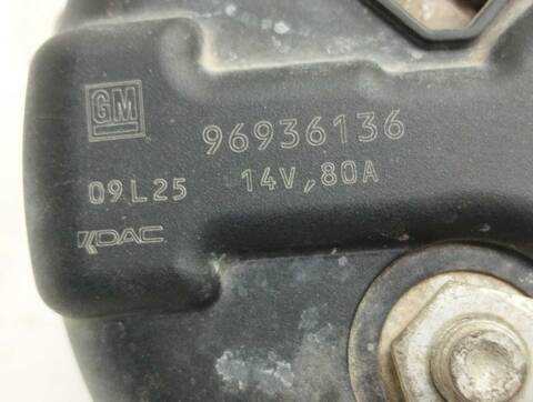 Foto 3ª: Alternador Chevrolet Aveo LS 84CV 62KW [B12D1] (2010)