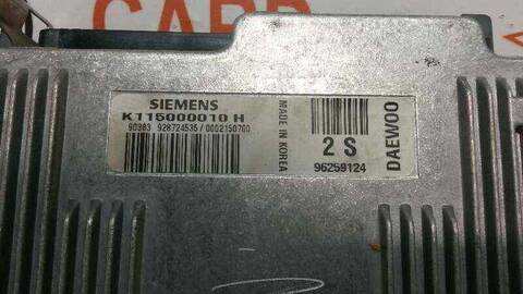 Foto 3ª: Centralita Motor ECU Daewoo Matiz 63CV 46KW (1997)