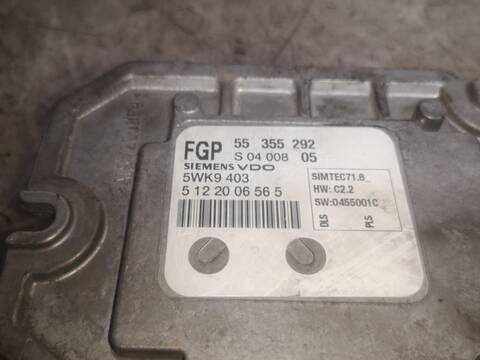 Foto 2ª: Centralita Motor ECU Saab 9-3 Z18XE BERLINA (2006)