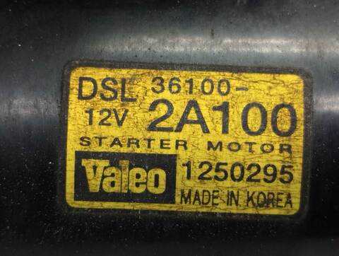 Foto 2ª: Motor de Arranque Kia Ceed 105CV 77KW (2009)