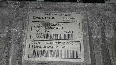 Foto 3ª: Centralita Motor ECU Renault Megane CONFORT AUTHENTIQUE BERLINA 101CV 74KW II CLASSIC BERLINA [K9K728] (2004)