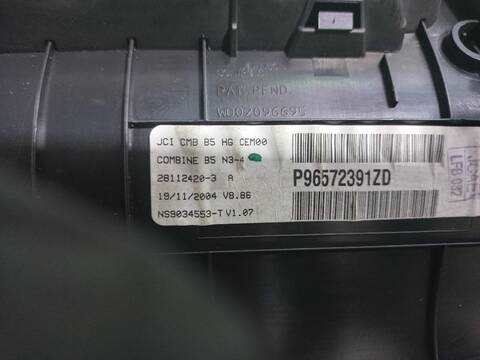 Foto 2ª: Pantalla Multifuncion Citroen C4 1.6 16V HDI 90CV [9HXDV6ATED4] (2004)