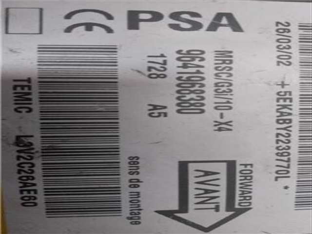 Foto 2ª: Centralita Motor ECU Citroen C5 2.0 HDI EXCLUSIVE [2 0 LTR. - 80 KW HDI] BERLINA 109CV