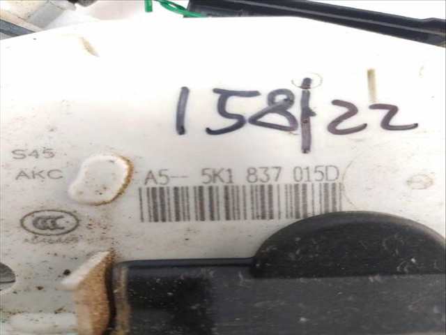 Cerradura Puerta Delantera Izquierda Volkswagen Golf 1.6 TDI 105CV