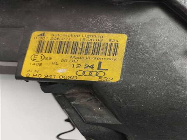 Foto 2ª: Faro Izquierdo Audi A3 2.0 TDI 140CV 103KW [BKD] (2004)