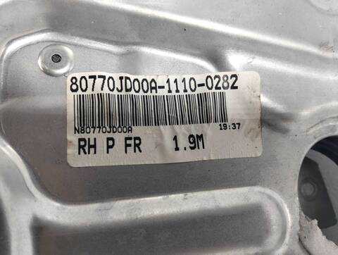 Foto 2ª: Elevalunas Eléctrico Delantero Derecho Nissan Qashqai ACENTA 2 DCI TD CAT 150CV [M9R] (2008)