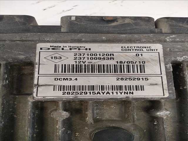 Foto 4ª: Centralita Motor ECU Renault Megane 1.5 DCI MEGANE III [K9K] (2011)