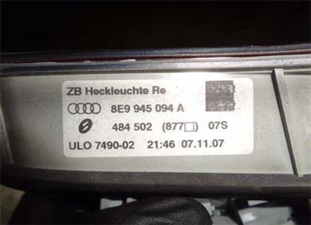 Foto 2ª: Piloto Portón Derecho Audi A4 2.0 TDI (140CV) [BLB]