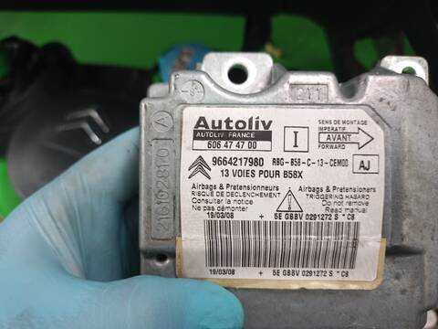 Foto 3ª: Kit Airbag Citroen C4 1.6 16V HDI FAP PICASSO 109CV 80KW [9HZDV6TED4] (2008)