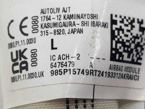 Foto 3ª: Airbag Cortina Delantero Izquierdo Renault Arkana TECHNO