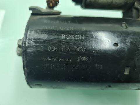 Foto 2ª: Motor de Arranque Renault Clio 1.5 DCI DIESEL FAP 90CV 66KW [K9KB608] (2014)