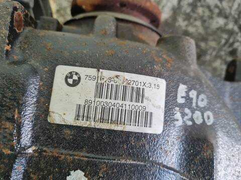 Foto 2ª: Diferencial Trasero Bmw Serie 3 315 320D BERLINA 163CV 120KW [N47D20C] (2009)