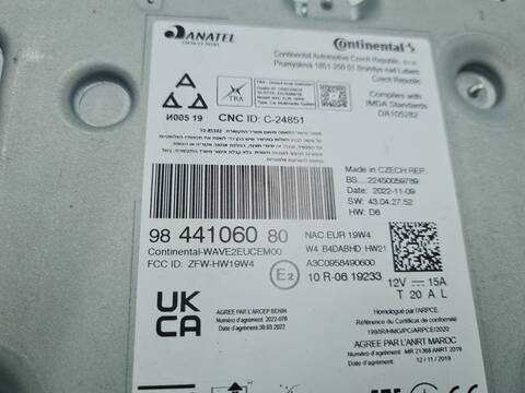 Foto 3ª: Sistema Audio Radio CD Citroen C4 1.2 PURETECH 130 BAHNSA BAHNSB) 131CV 96KW [HN05] (2022)
