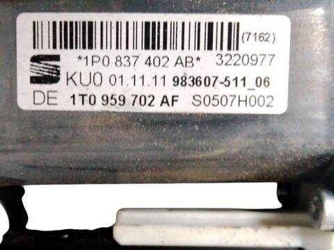 Foto 3ª: Elevalunas Eléctrico Delantero Derecho Seat Leon 1.6 TDI (2005)