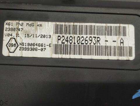 Foto 2ª: Cuadro de Instrumentos Renault Kangoo EXPRESSION 90CV 66KW [K9K B6] (2013)