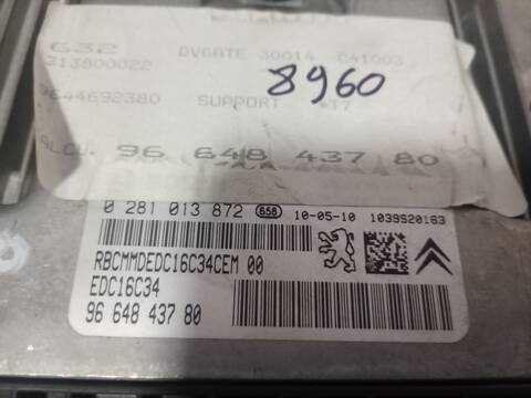 Foto 4ª: Centralita Motor ECU Peugeot 308 CONFORT 109CV 80KW [9HX O 9H02] (2010)