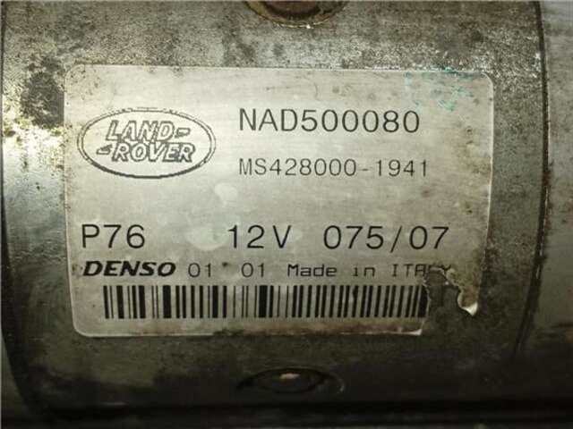 Foto 2ª: Motor de Arranque Land Rover Range 2.7 V6 TD HSE [2.7 LTR. - 140 KW TD V6 CAT]