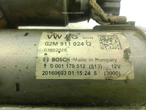 Foto 2ª: Motor de Arranque Audi A1 1.0 TFSI [CHZB] (2010)