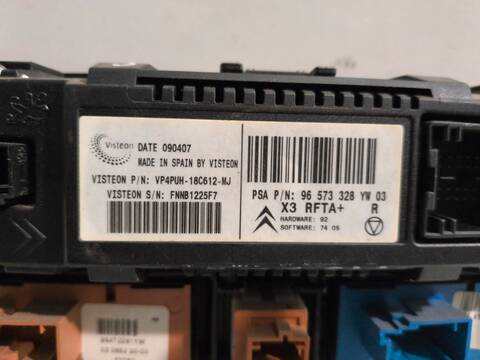 Foto 3ª: Mando Climatizador Citroen C5 9HZ BERLINA (2007)