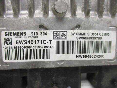 Foto 2ª: Centralita Motor ECU Peugeot 1007 8HZ (2005)