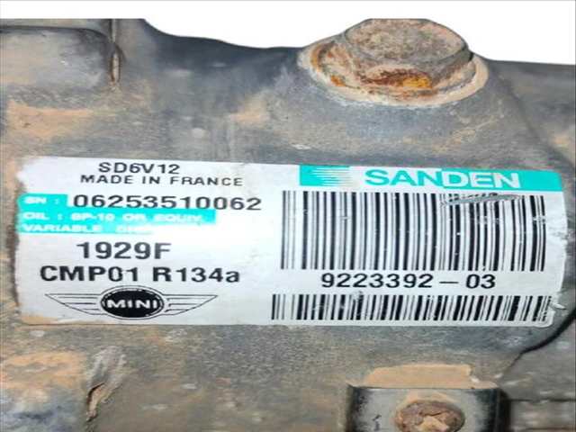 Foto 3ª: Compresor Aire Acondicionado Mini Mini COOPER S (2005)