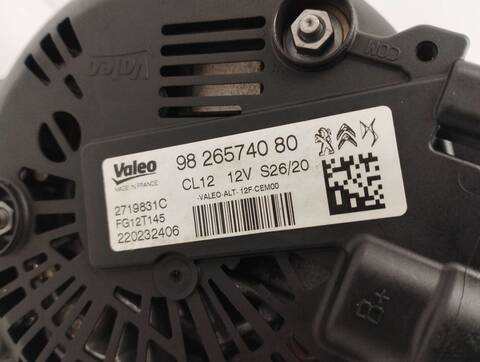 Foto 3ª: Alternador Peugeot 208 ACTIVE 75CV 55KW [HM05] (2020)