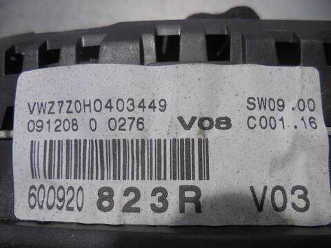 Foto 3ª: Cuadro de Instrumentos Volkswagen Polo 1.4 16V 80CV 59KW [BUD] (2009)