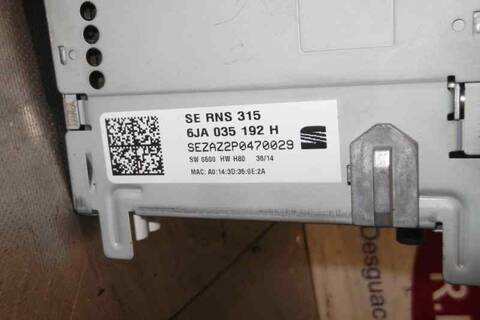 Foto 2ª: Sistema Audio Radio CD Seat Toledo ERENCE 105CV 77KW [CAY] (2015)