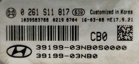 Foto 3ª: Centralita Motor ECU Hyundai i30 1 CRDI CAT 90CV (2012)
