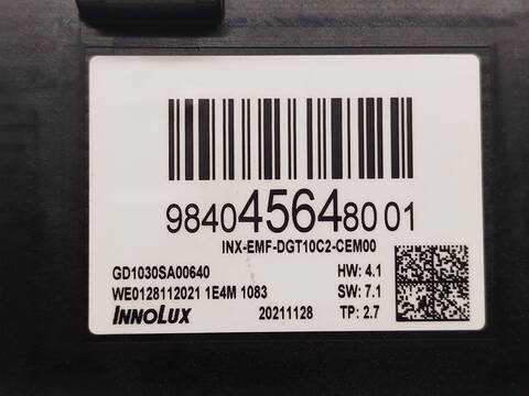 Foto 3ª: Pantalla Multifuncion Citroen C4 1.5 BLUEHDI 130 BBYHZB) 131CV 96KW [YHZ (DV5RC)] (2022)