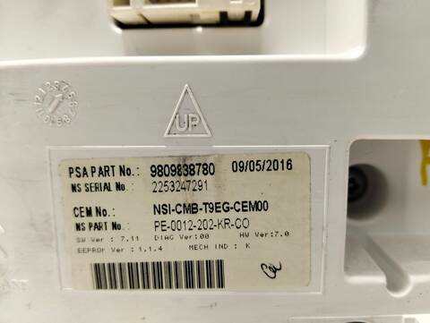 Foto 3ª: Cuadro de Instrumentos Peugeot 308 ACTIVE 2 BLUE 150CV [AH01] (2014)